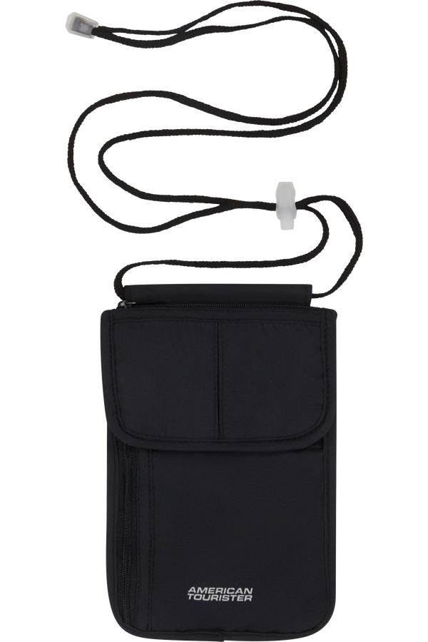 American Tourister American Tourist. Ta RFID Security Neck Pouch  Czarny