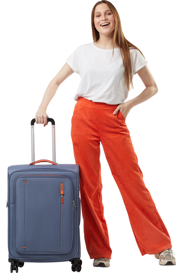 American Tourister Cloudrider Spinner EXP TSA M  Stone Blue