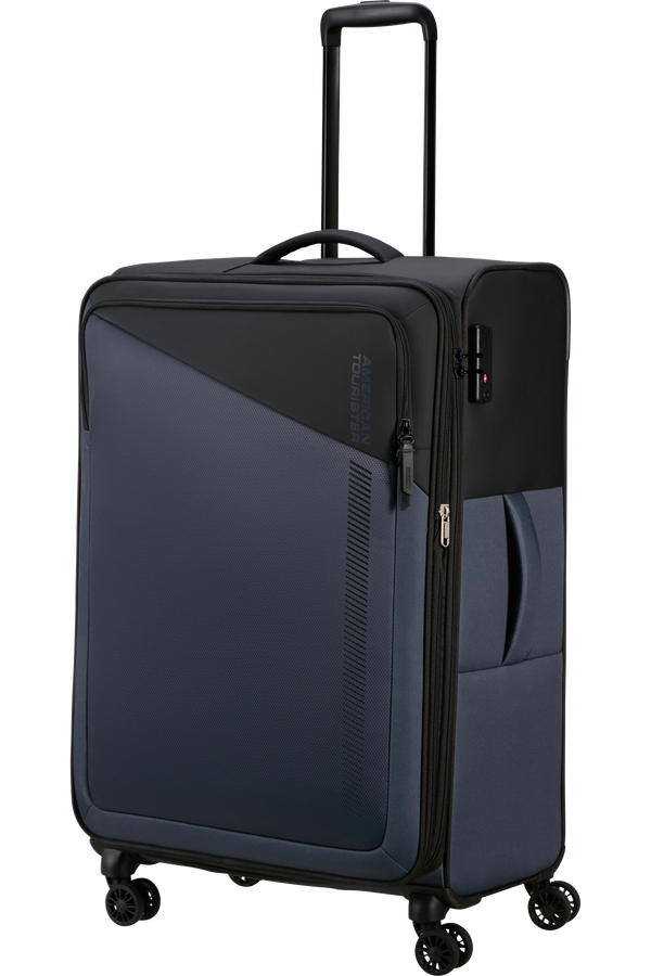 American Tourister Daring Dash Spinner Expandable TSA L  Czarny/Szary