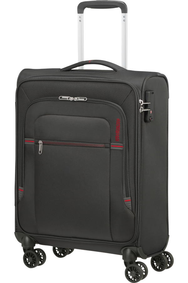 American Tourister Crosstrack Spinner 55cm  Szary/Czerwony