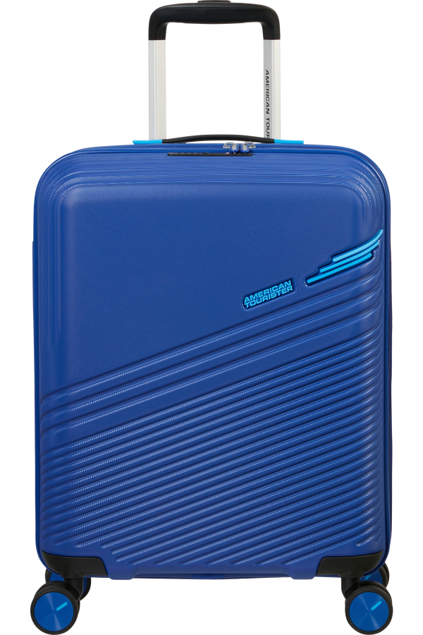 American Tourister Triple Trace Spinner TSA Expandable 55cm  Granatowy/Niebieski