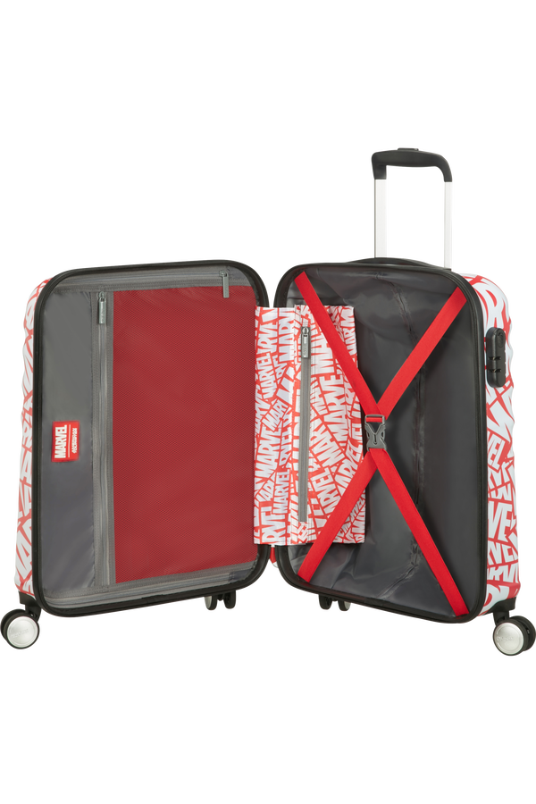 American Tourister Wavebreaker Disney Spinner Marvel 55cm  Marvel Logo