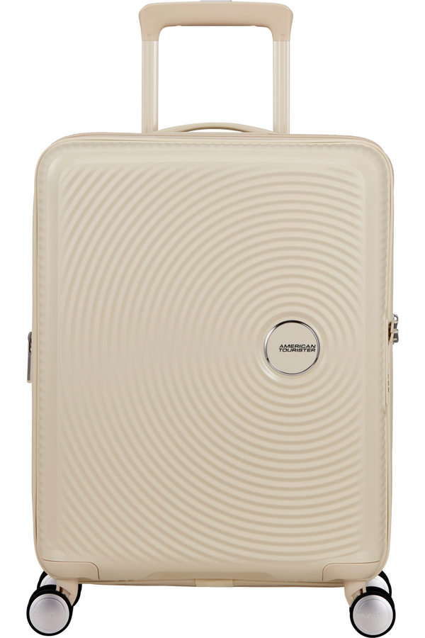 American Tourister SoundBox Spinner TSA Expandable 55cm  Coconut Sand