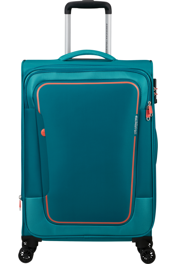 American Tourister Pulsonic Spinner Expandable 68cm Stone Teal