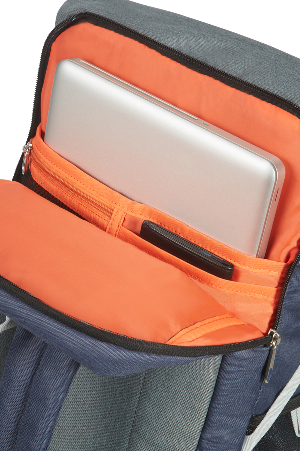 American Tourister Urban Groove UG Lifestyle Backpack 4 17.3'  Szary/Niebieski