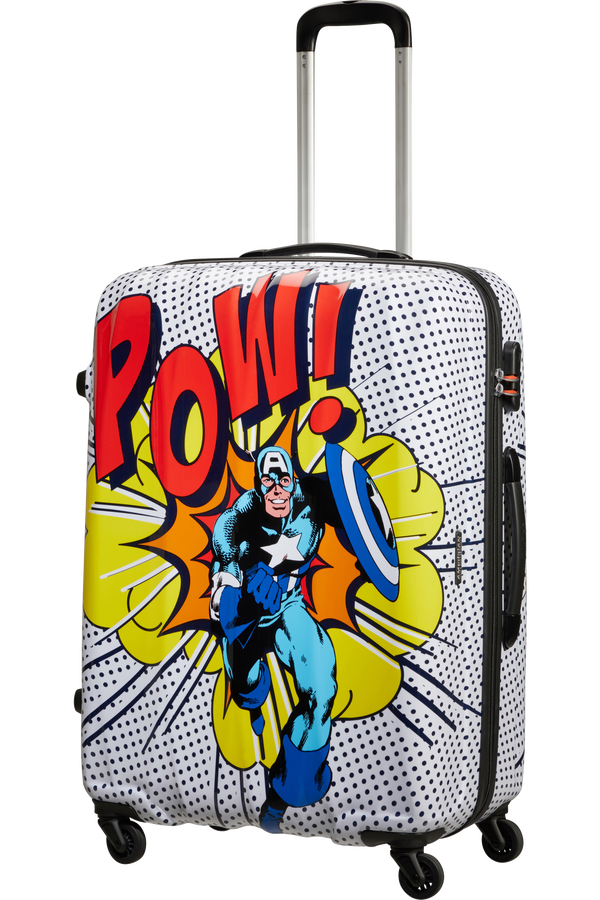 American Tourister Marvel Legends Spinner Alfatwist 75cm  Captain America Pop Art
