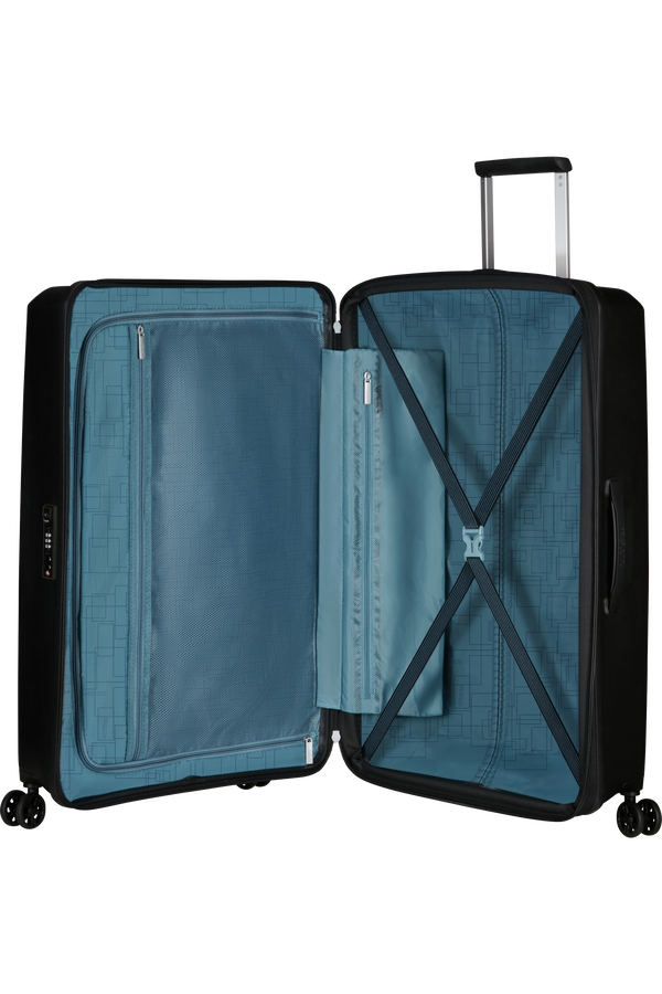 American Tourister Aerostep Spinner 77/28 Exp Tsa 77cm  Czarny