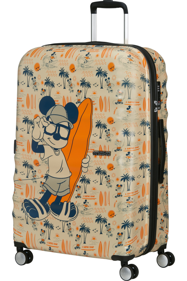 American Tourister Disney Wavebreaker Spinner TSA Disney Fl 77cm  Mickey Super Surfer
