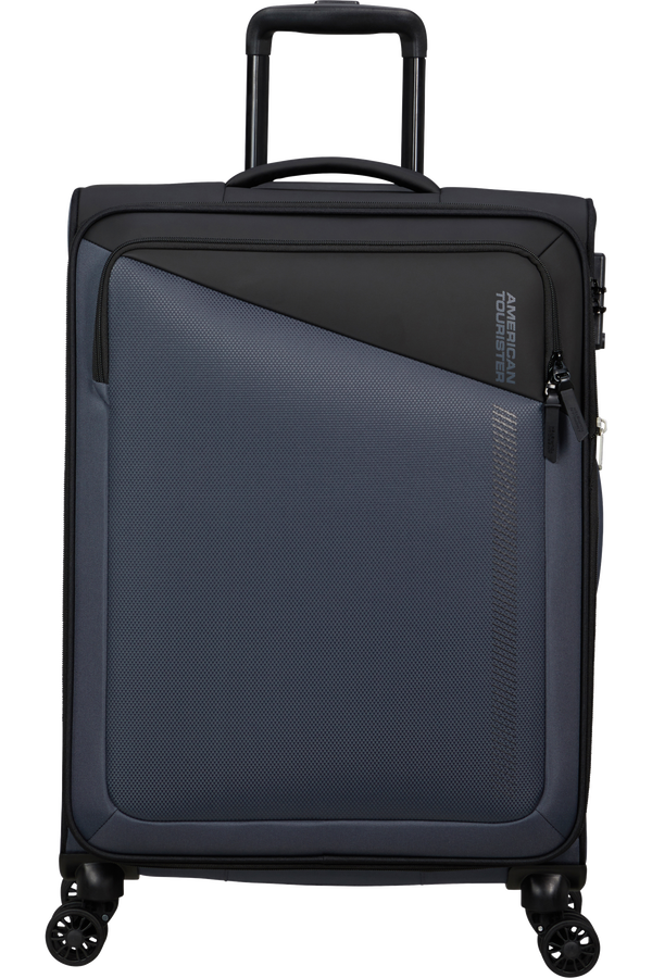 American Tourister Daring Dash Spinner Expandable TSA M  Czarny/Szary