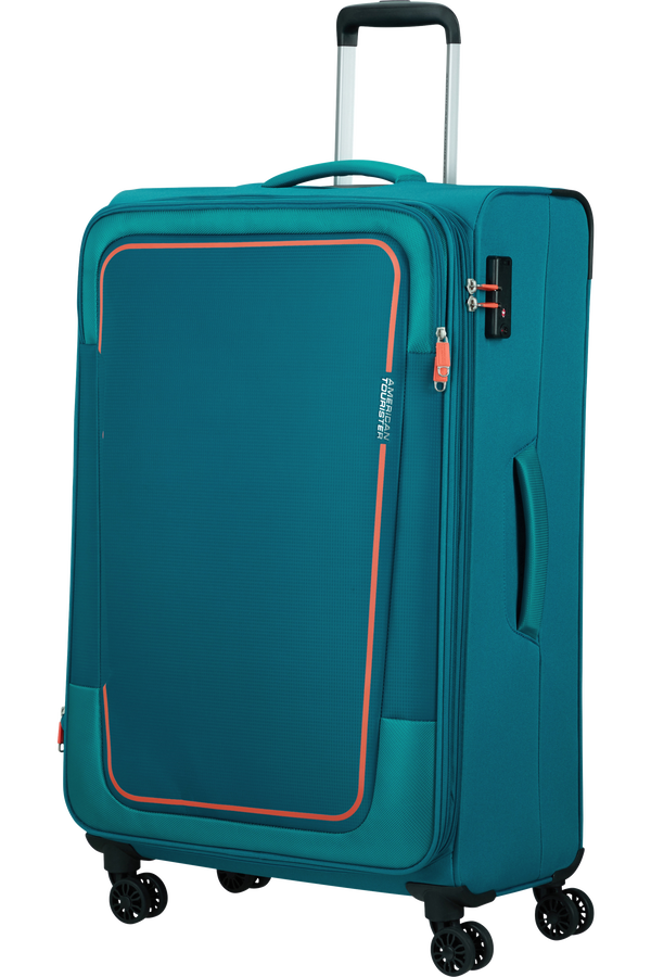 American Tourister Pulsonic Spinner Expandable 81cm  Stone Teal