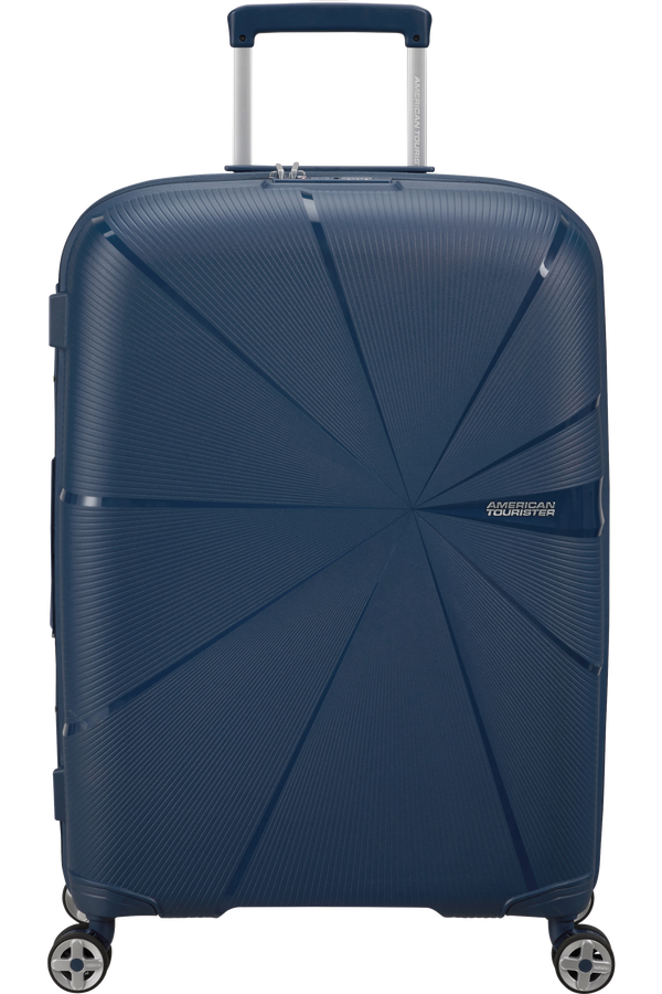 American Tourister Starvibe Spinner Expandable TSA 67cm Navy