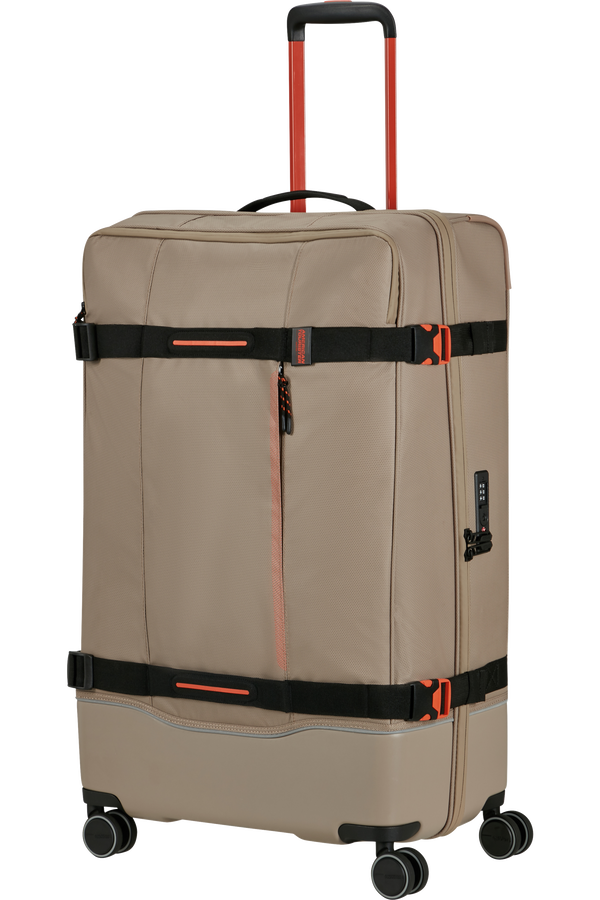 American Tourister Urban Track Spinner L TSA Coated 79cm  Beige/Orange
