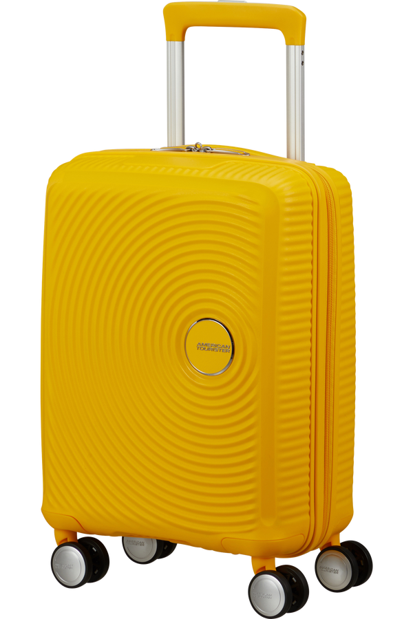 American Tourister Soundbox Mini Spinner 47cm  Golden Yellow American Tourister Soundbox Mini Spinner 47cm  Golden Yellow