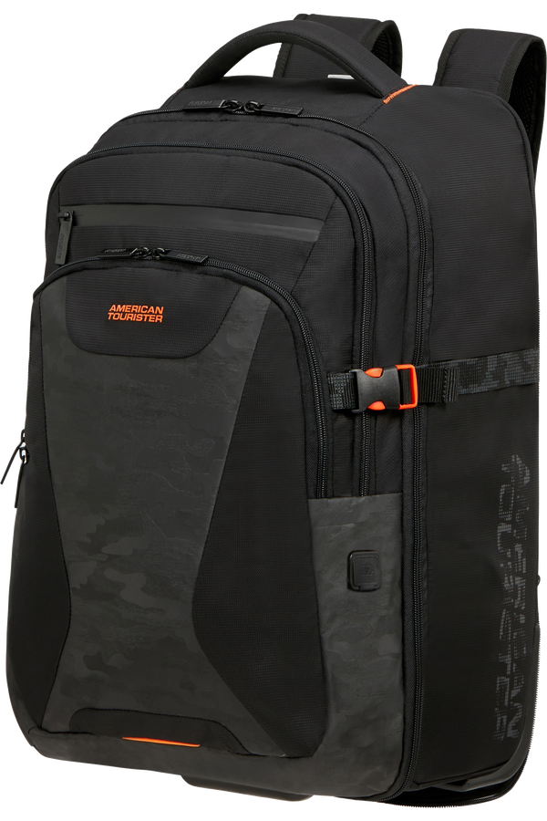 American Tourister At Work Laptop Backpack with Wheels Camo 15.6'  Czarny