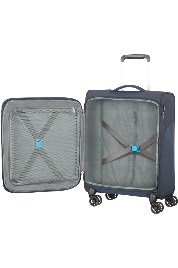 American Tourister Summerfunk Spinner Exp TSA 55cm  Navy