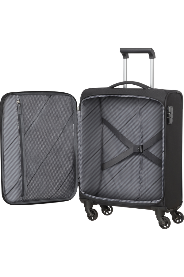 American Tourister Sunny South Spinner 55cm  Czarny