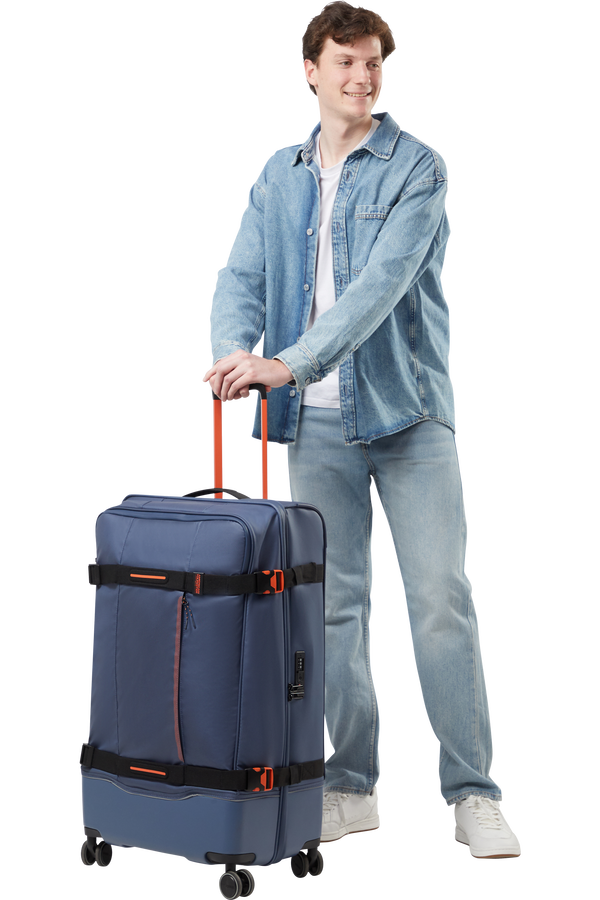 American Tourister Urban Track Spinner L TSA Coated 79cm  Navy/Orange American Tourister Urban Track Spinner L TSA Coated 79cm  Navy/Orange