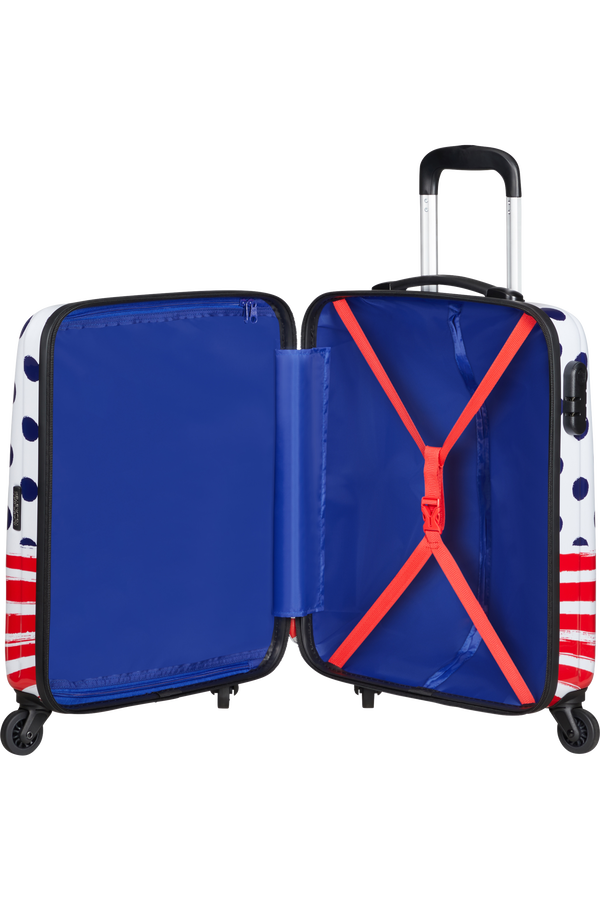 American Tourister Disney Legends Spinner 55cm  Mickey Blue Dots American Tourister Disney Legends Spinner 55cm  Mickey Blue Dots