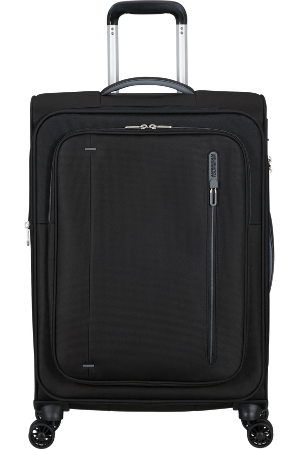American Tourister Cloudrider Spinner EXP TSA M Jet Black
