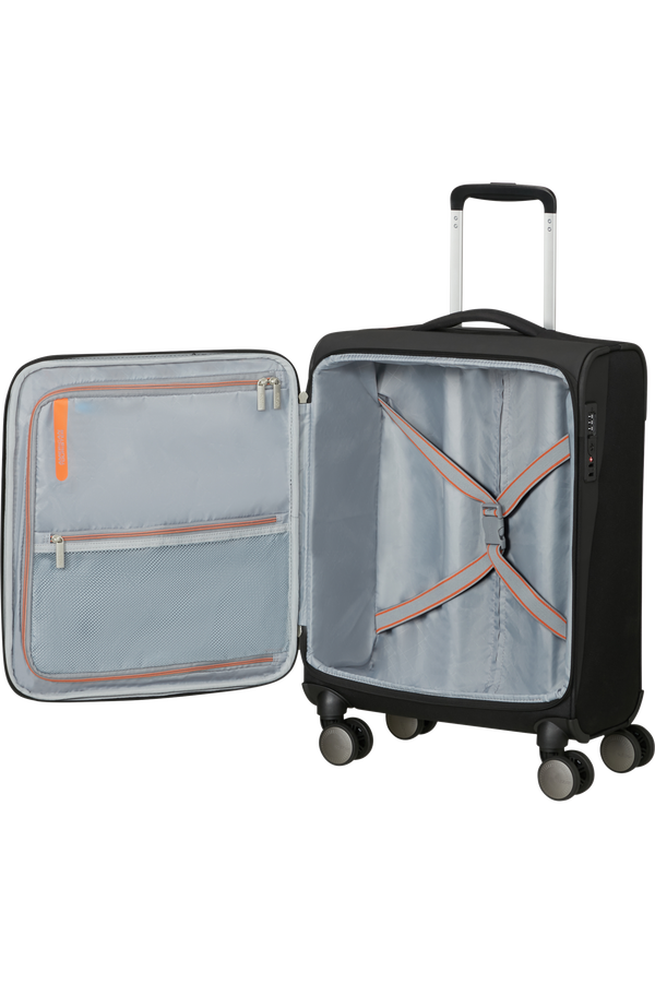 American Tourister Wanderlite Spinner TSA S  Shadow Black