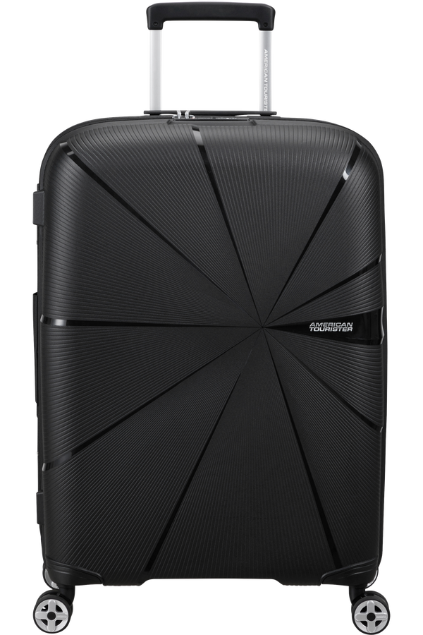 American Tourister Starvibe Spinner Expandable TSA 67cm Czarny