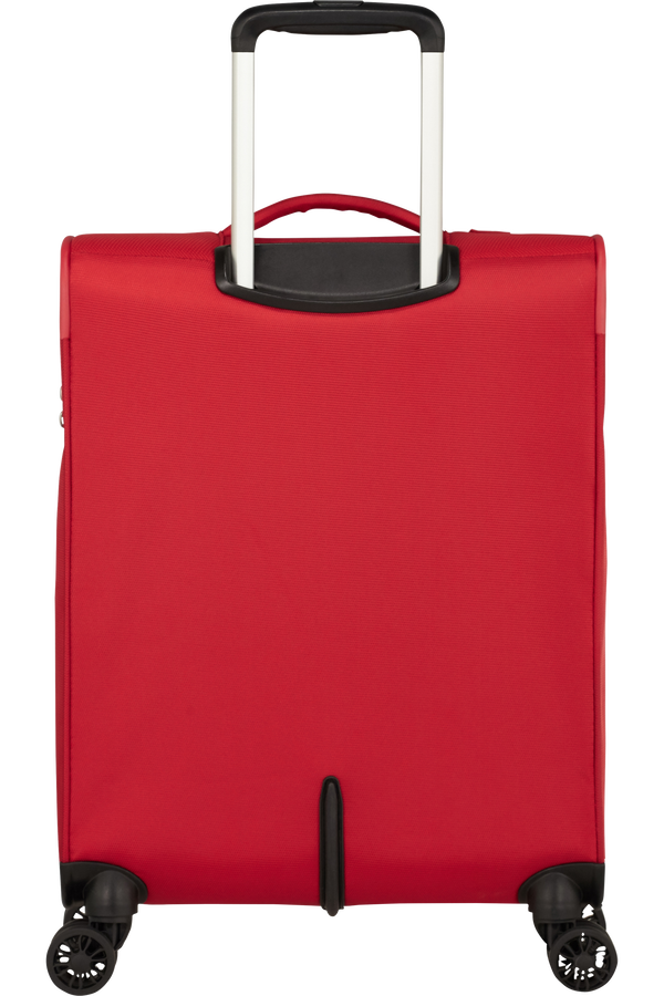 American Tourister Summerfunk Spinner Exp TSA 55cm  Czerwony