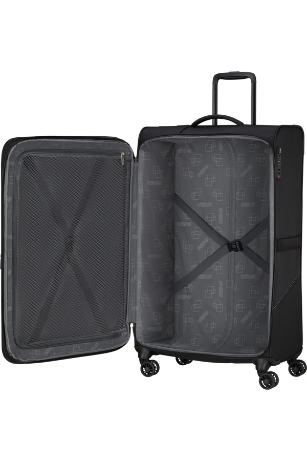 American Tourister SummerRide Spinner L EXP TSA 80cm Czarny American Tourister SummerRide Spinner L EXP TSA 80cm Czarny
