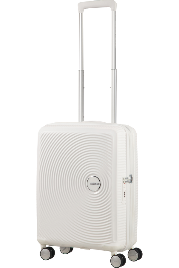 American Tourister Soundbox Spinner poszerzany 55cm Pure White