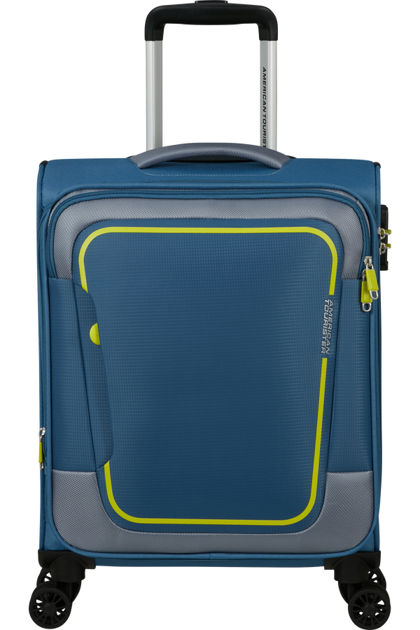 American Tourister Pulsonic Spinner Expandable 55 cm Coronet Blue