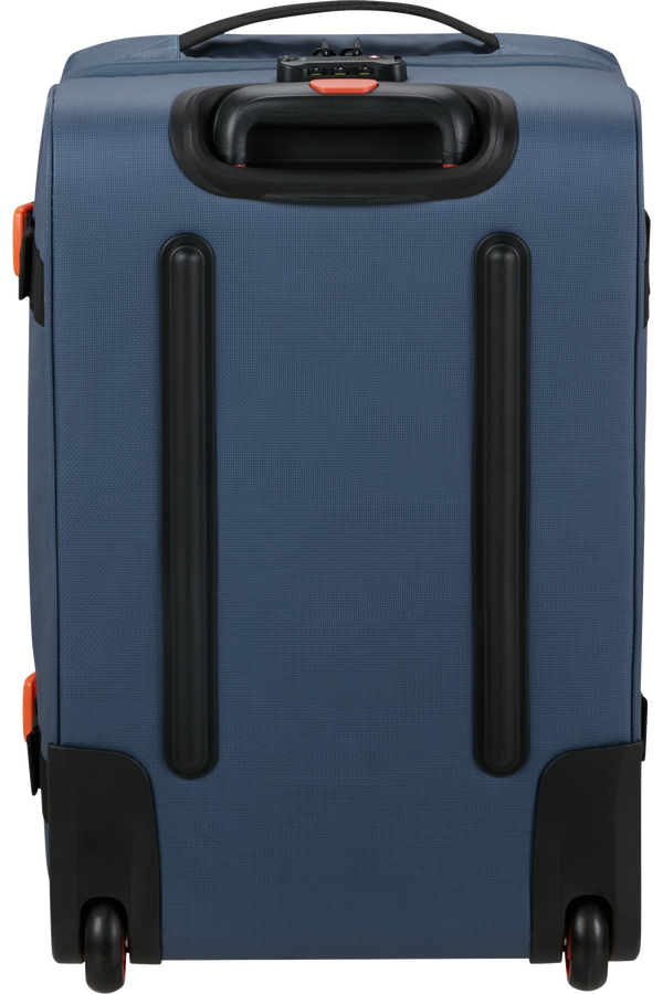 American Tourister Urban Track Duffle with Wheels Coated S  Navy/Orange