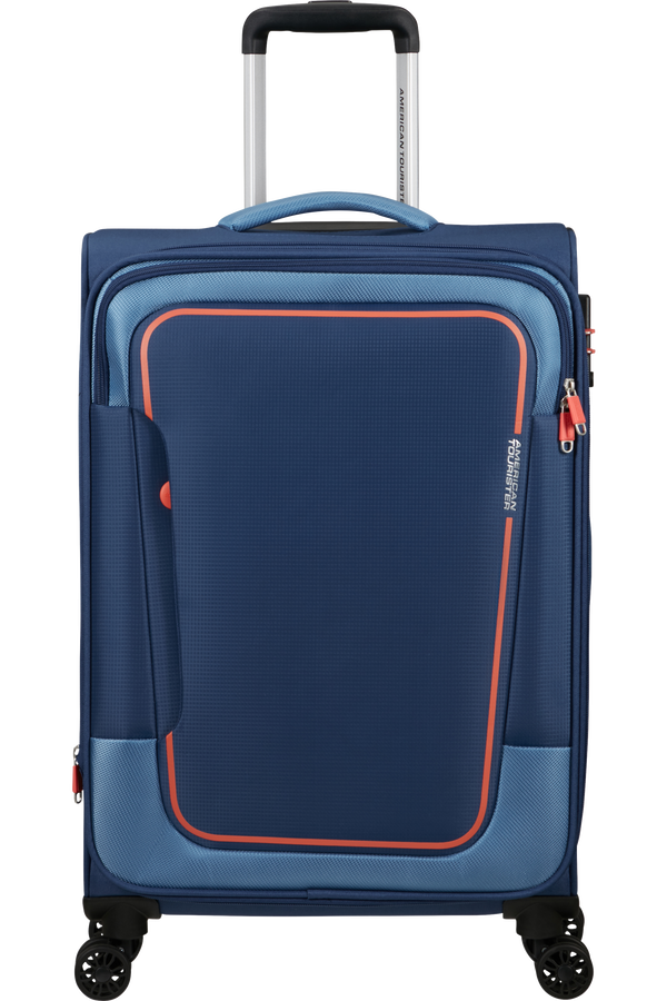 American Tourister Pulsonic Spinner Expandable 68cm Combat Navy