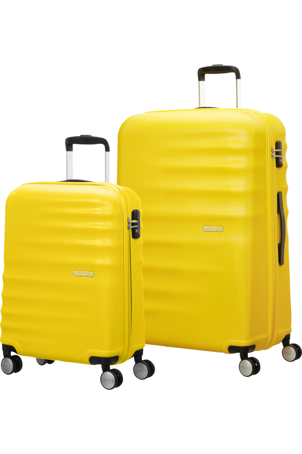 American Tourister Wavebreaker 2 PC Set A Sunny Yellow