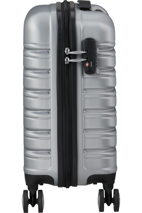 American Tourister Flashline SPINNER UNDERSEATER 45cm  Sky Silver