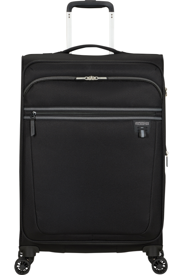 American Tourister Aerospin Spinner Expandable M  Czarny