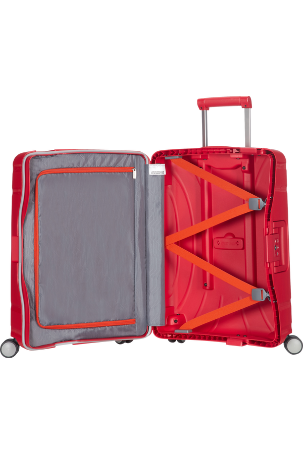 American Tourister Lock'n'Roll Spinner 55cm 40x55x20cm Energetyczna Czerwień