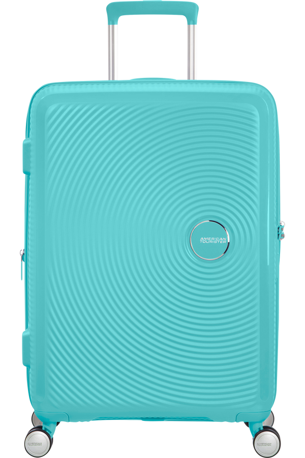 American Tourister Soundbox Spinner TSA Expandable 67cm  Poolside Blue