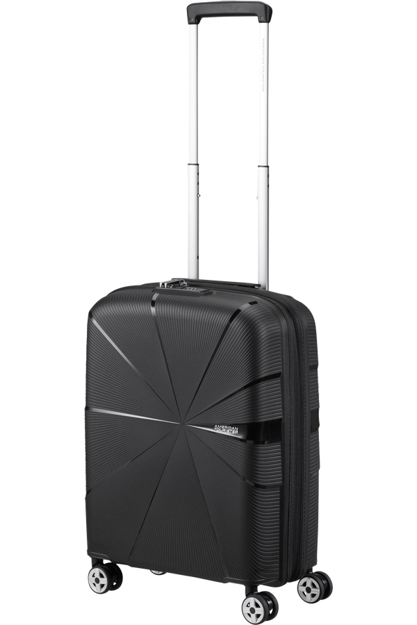 American Tourister Starvibe Spinner Expandable TSA 55cm Czarny