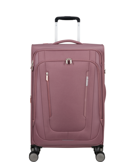Wanderlite M Walizka Średnia | American Tourister Wanderlite Spinner EXP TSA M  Galactic Mauve