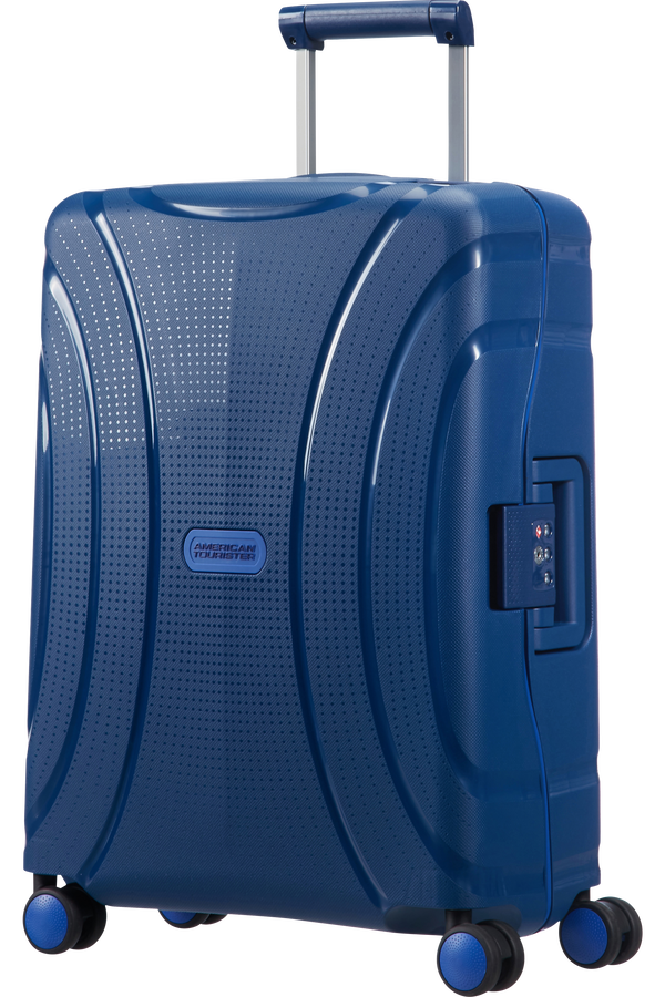 American Tourister Lock'n'Roll Spinner 55cm 40x55x20cm niebieski morski