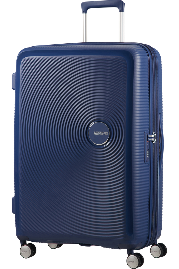 American Tourister Soundbox Spinner poszerzany 77cm Głęboki Grafit American Tourister Soundbox Spinner poszerzany 77cm Głęboki Grafit